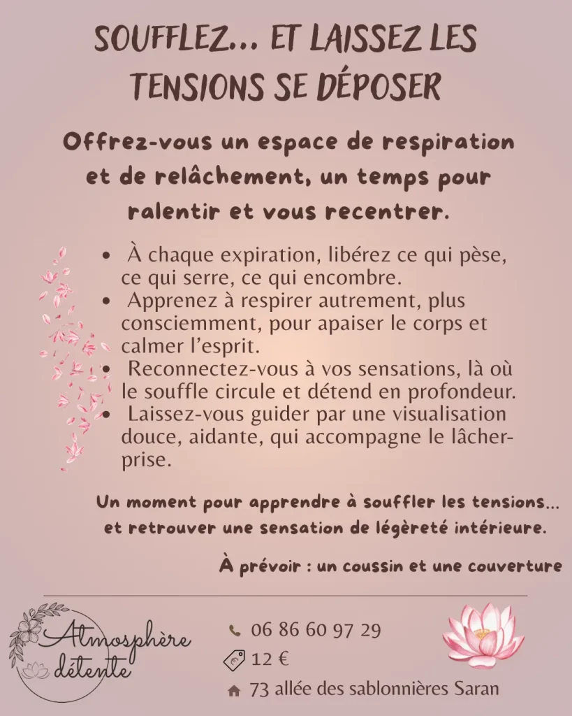 Sophrologie en groupe le 21/02